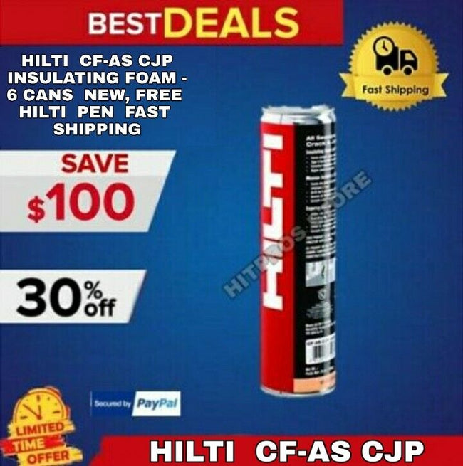 Hilti CF-AS CJP Insulating foam - 6 Can