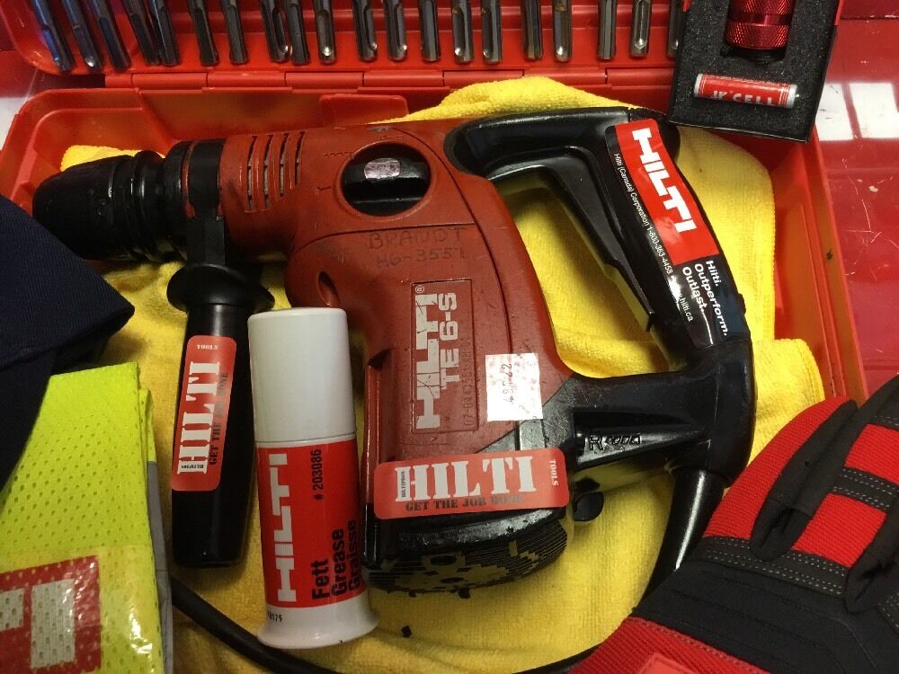 HILTI TE 6-S,ORIGINAL, PREWONED, FREE EXTRAS, MADE IN GERMANY