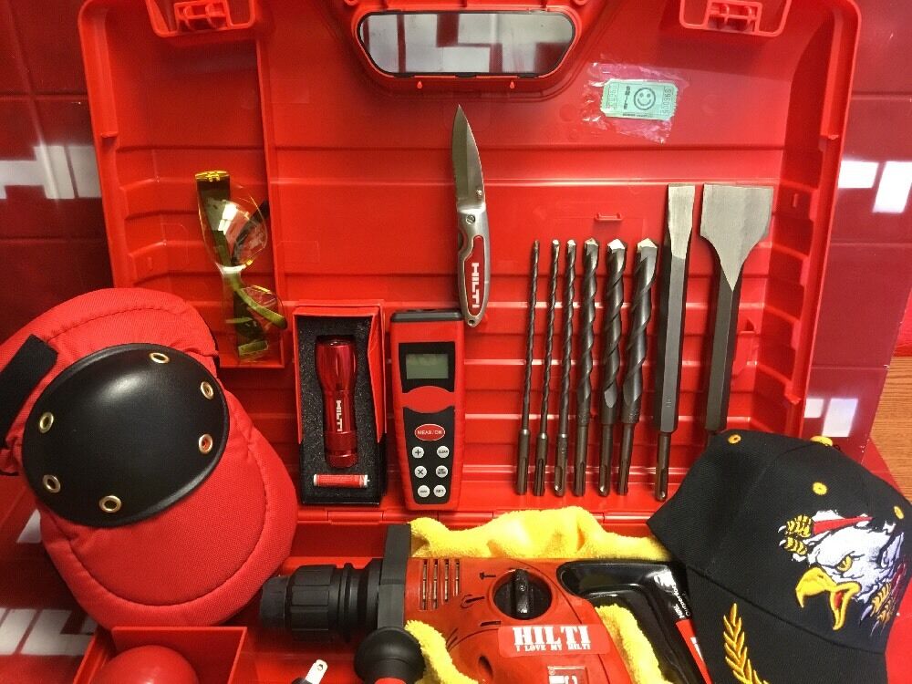 HILTI TE 6 C PREOWNED , L@@K Nice , Free Knife , bits , Hat , Laser Miter, Vest