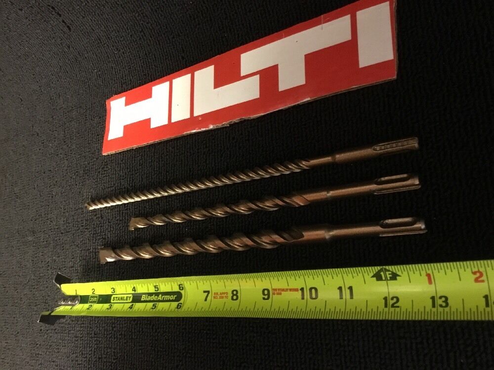 HILTI - BOSH BIT SDS PLUS 3/8", 1/2" , AND 5/8" PREOWNED, FREE HAT