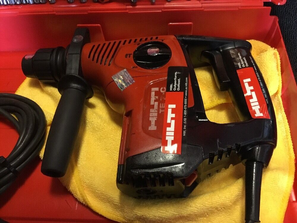 HILTI TE 7-C, PREOWNED, FREE THERMO, BITS, A LOT OF EXTRA