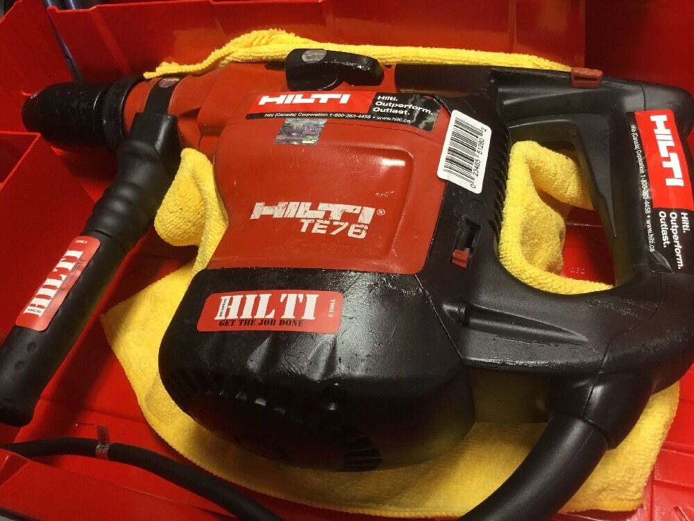 HILTI TE 76, PREOWNED, FREE BITS AND CHISEL, FREE EXTRAS, FAST SHIP