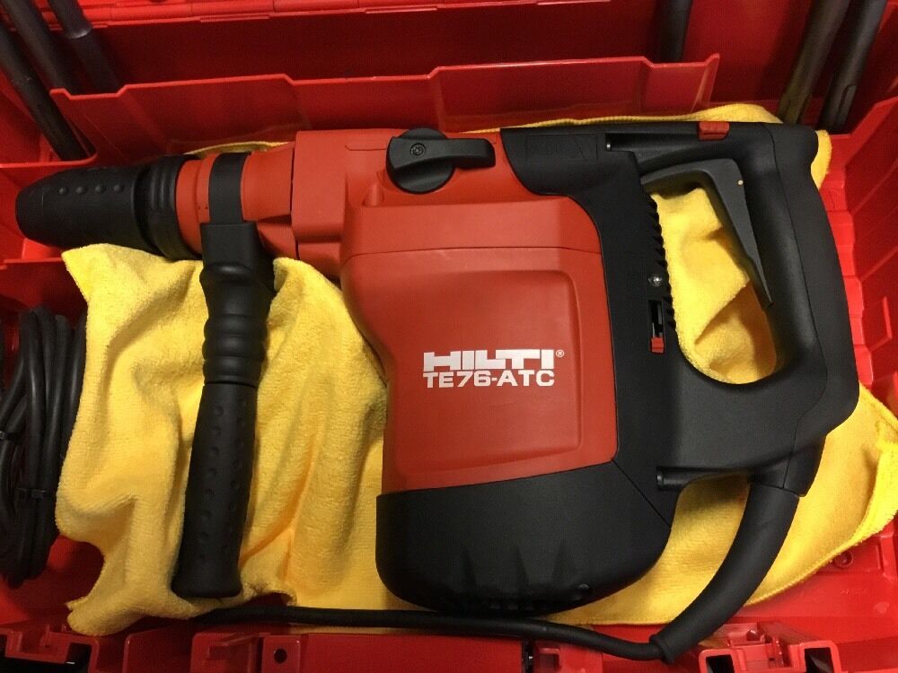 HILTI TE 76-ATC BRAND NEW, 230V, FREE ANGLE GRINDER, BITS AND CHISELS, FAST SHIP