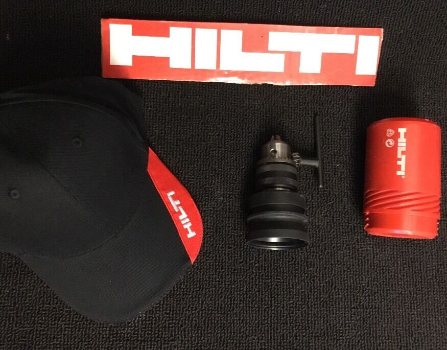 HILTI KEY CHUCK 1/2" 70640/8, GREAT CONDITION, FREE HILTI HAT