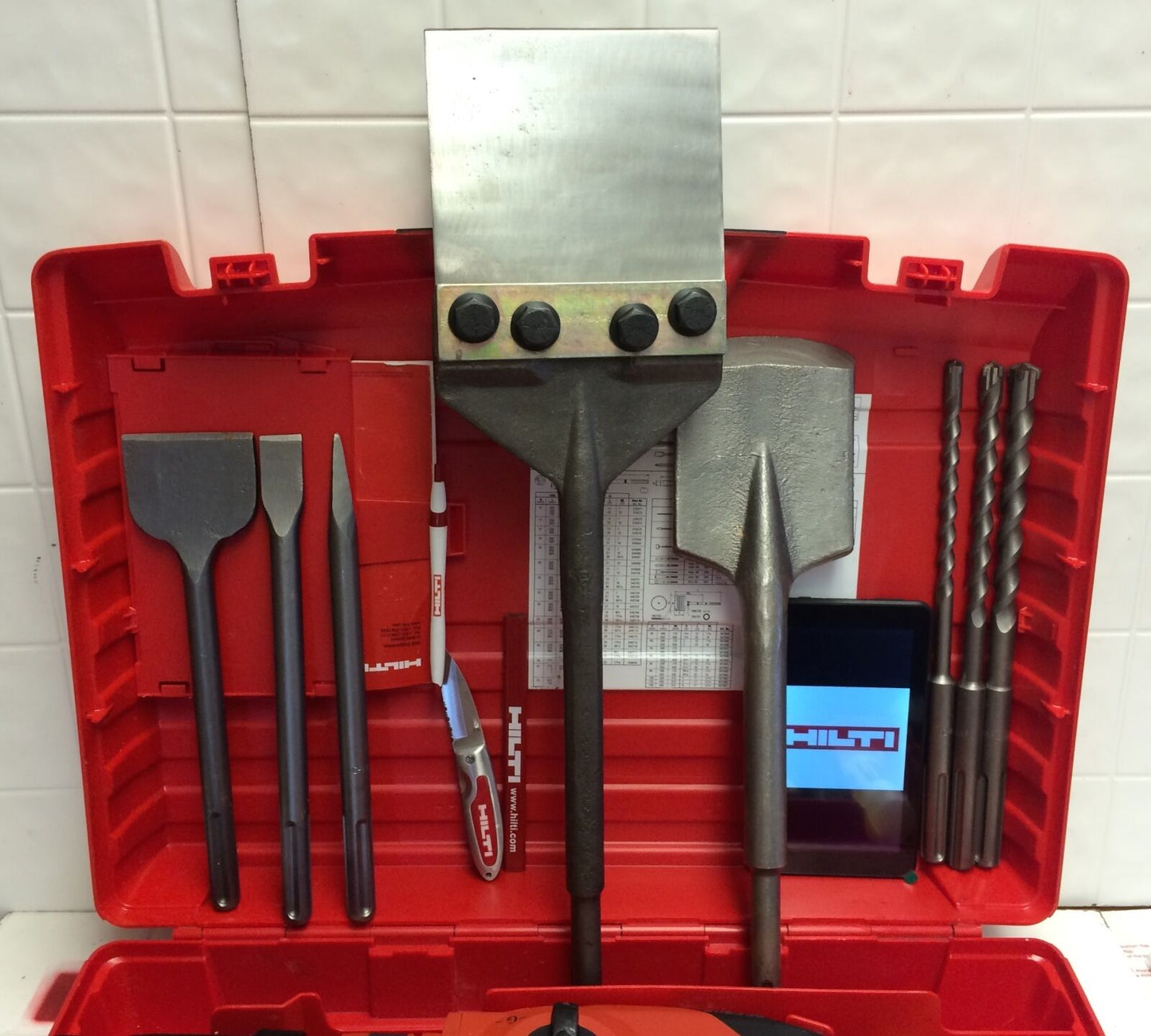 HILTI TE 60-ATC W/ TABLET, BRAND NEW, ORIGINAL, STRONG, W/ EXTRAS