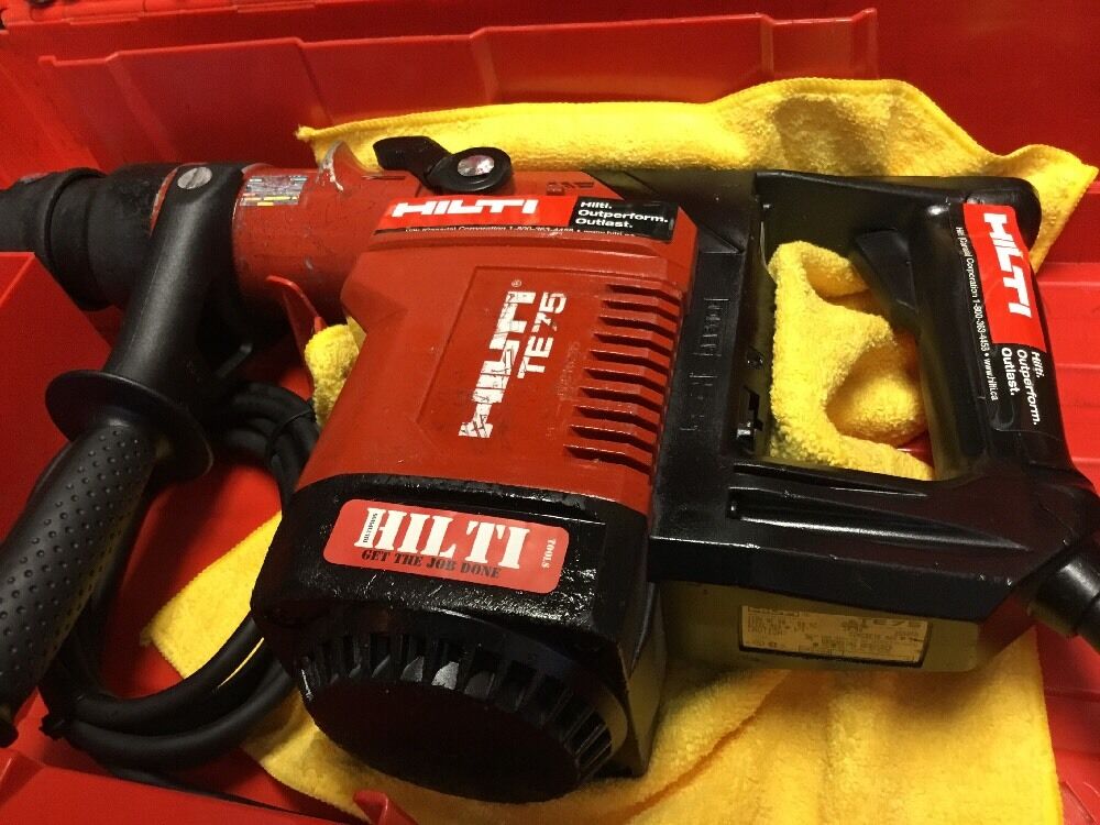 HILTI TE 75, PREOWNED, FREE CHISEL, BITS, LASER METER