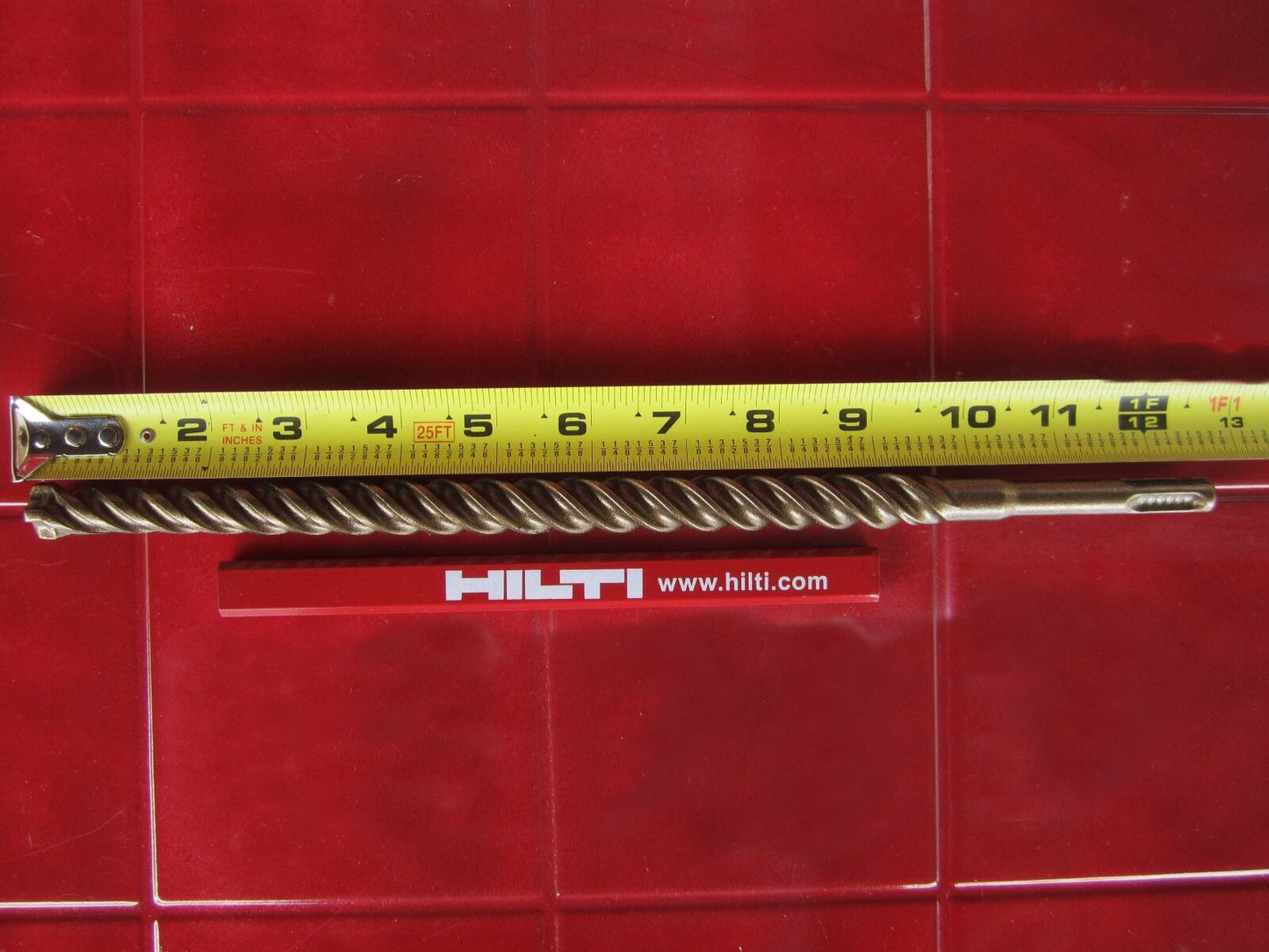 HILTI TE-C 5/8" x 12", SDS PLUS, PREOWNED,FREE HILTI PENCIL,L@@K, FAST SHIPPING