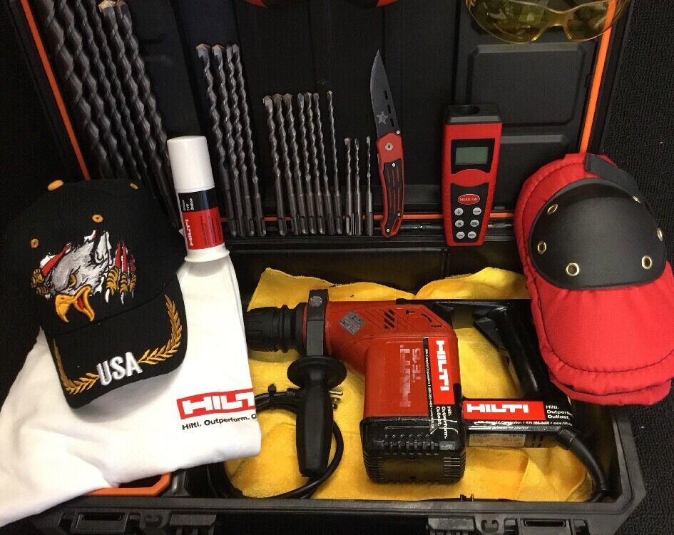 HILTI TE 15, PREOWNED, FREE LASER METER, BITS, AND MORE