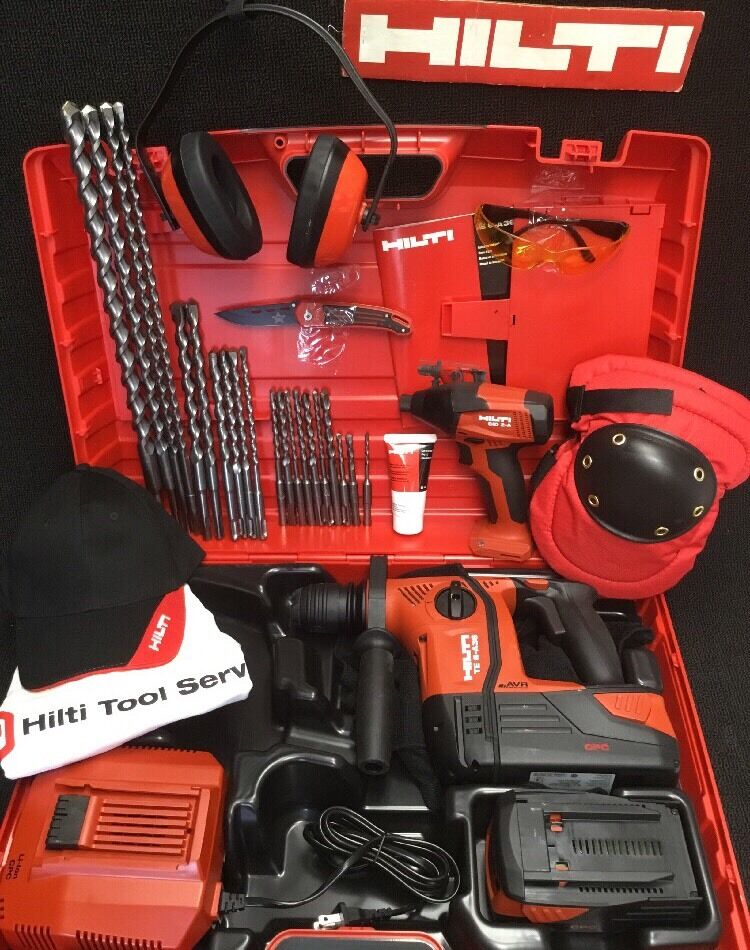 HILTI TE 6 A-36 HAMMER DRILL, NEW, FREE SID 2-A, BITS, A LOT EXTRAS, FAST SHIP