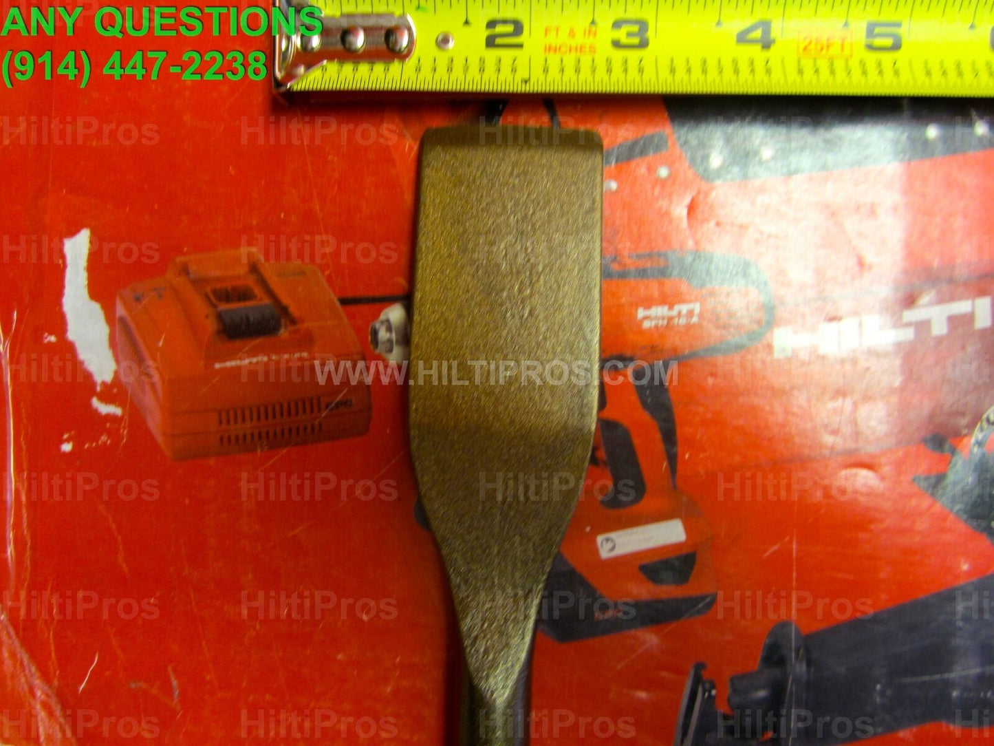 HILTI NARROW BENT FLAT CHISEL/SCRAPER TE-CP, 1-1/2" X 10"