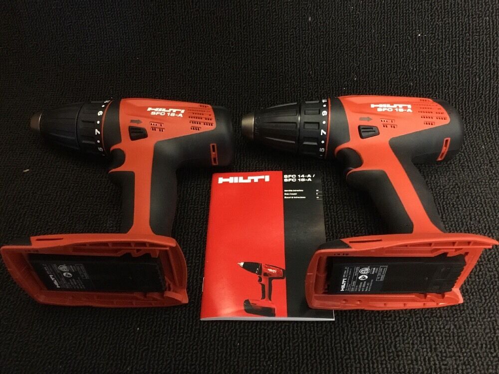 HILTI SFC 18-A ,CONTRACTOR PACKET, NEW, 3 BAT, FREE THERMO, LOT EXTRA