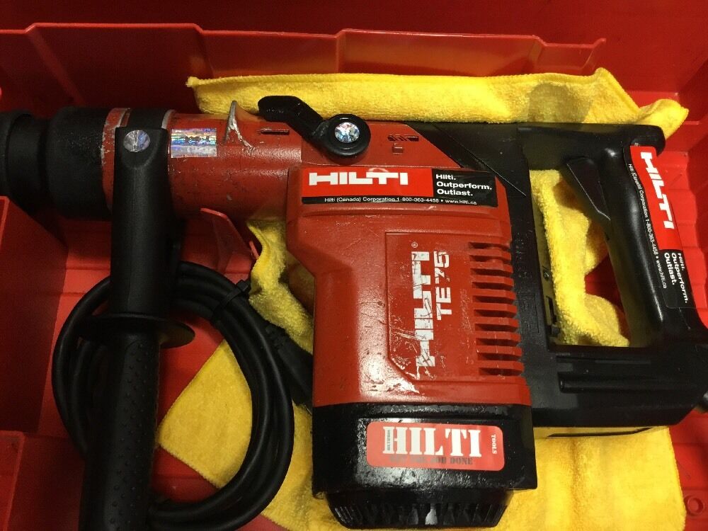 HILTI TE 75, PREOWNED, FREE CHISEL, BITS, LASER METER