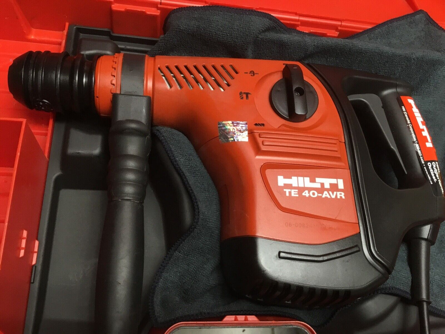 HILTI TE 40 AVR HAMMER, PREOWNED, FREE LASER, EXTRAS