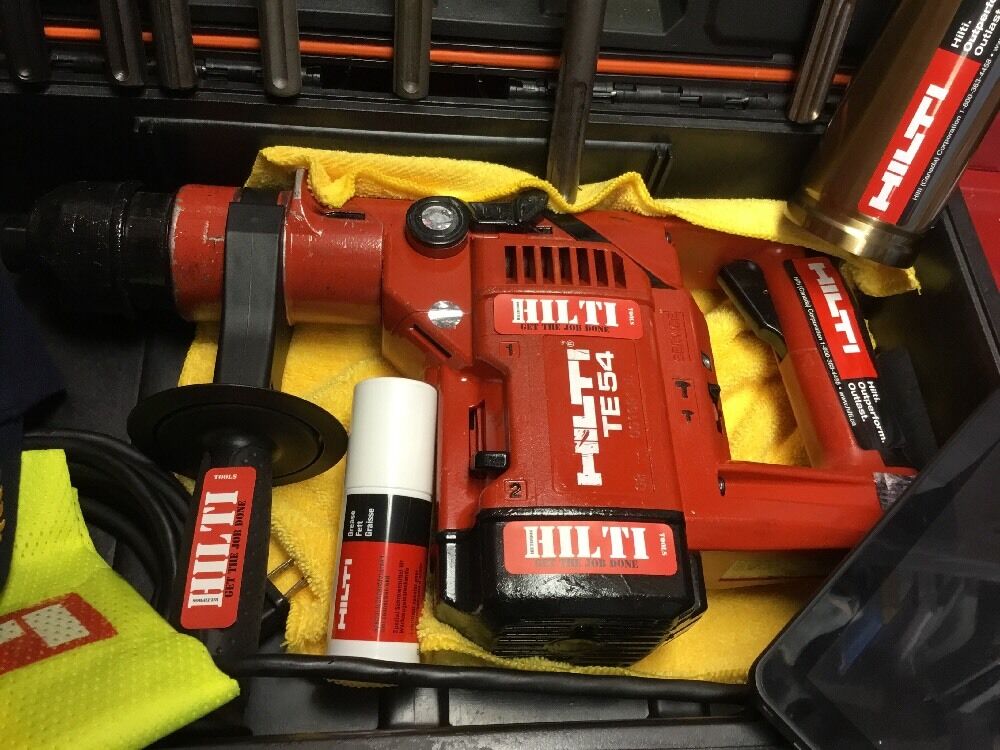 HILTI TE 54 HAMMER DRILL, L@@K, FREE TABET & EXTRAS, STRONG, GERMANY, FAST SHIP