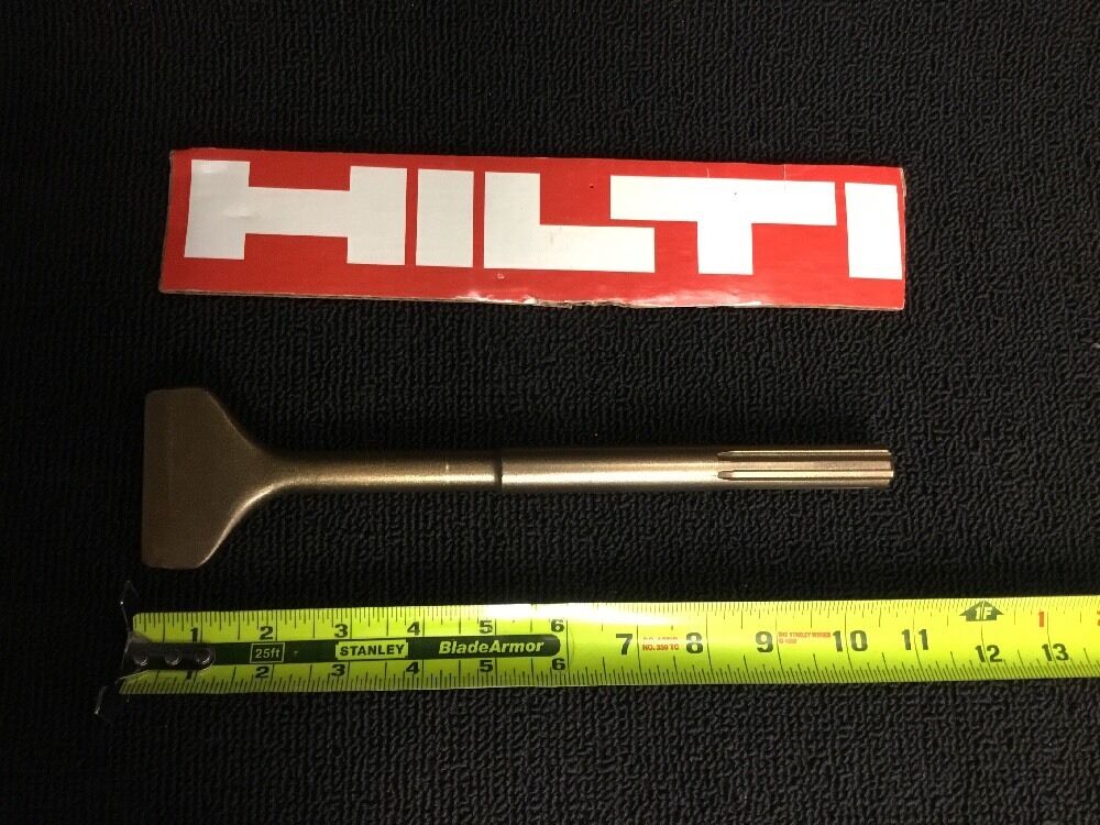 HILTI CHISEL FLAT SDS MAX 2-1/2" X 10-7/8",  PREOWNED