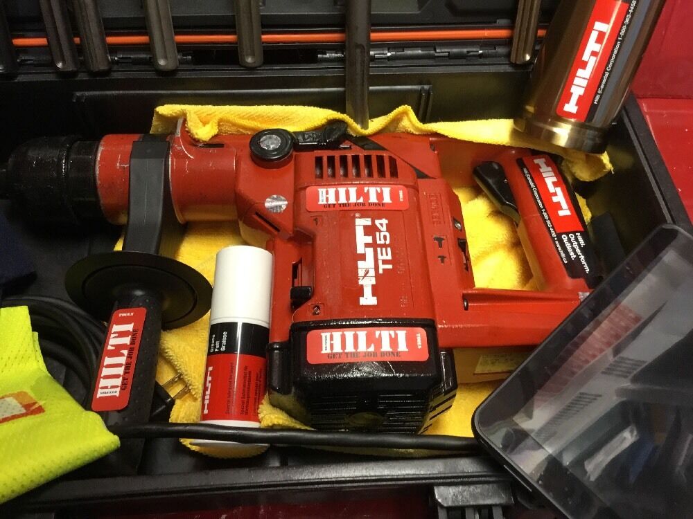 HILTI TE 54 HAMMER DRILL, L@@K, FREE TABET & EXTRAS, STRONG, GERMANY, FAST SHIP