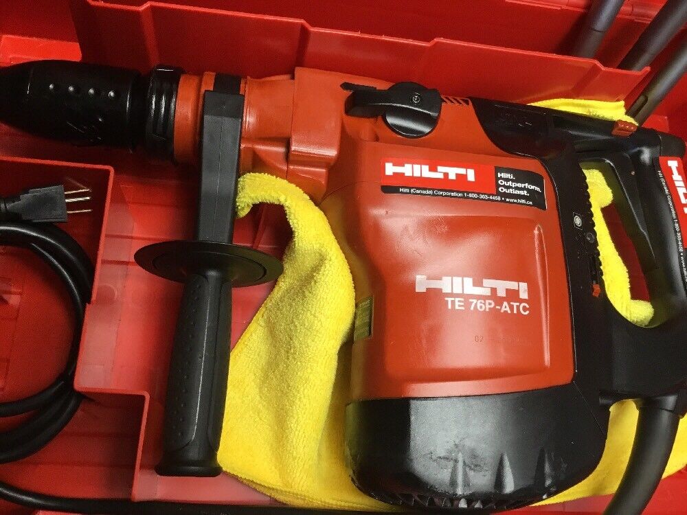 HILTI TE 76-ATC PREOWNED, FREE SET OF KNIFE, BITS, A LOT OF EXTRAS, FAST SHIP