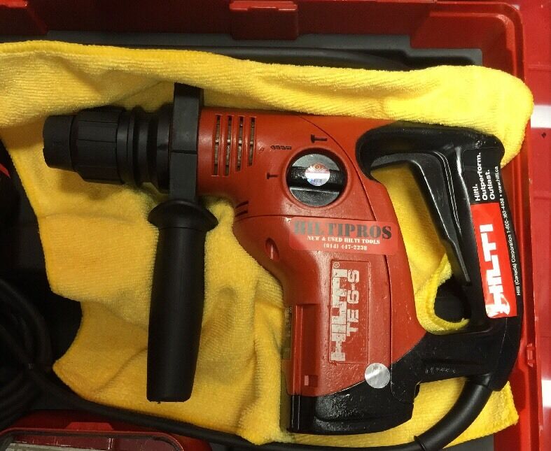 HILTI TE 6-S HAMMER DRILL, PREOWNED, FREE VACUUM, EXTRAS