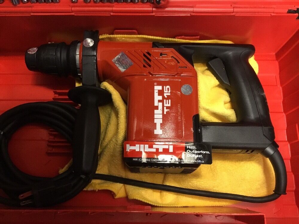 HILTI TE 15, PREOWNED, FREE COFFEE MUG, BITS, AND MORE