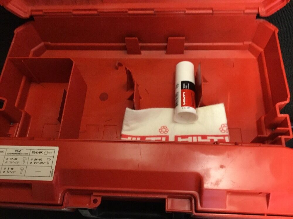 HILTI TE 24 CASE (THIS IS ONLY CASE), PREOWNED, FREE GREASE