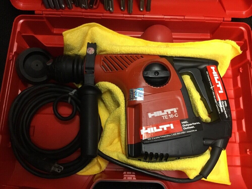 HILTI TE 16-C, PREOWNED, FREE MUG, BITS, T-SHIRT, MORE,