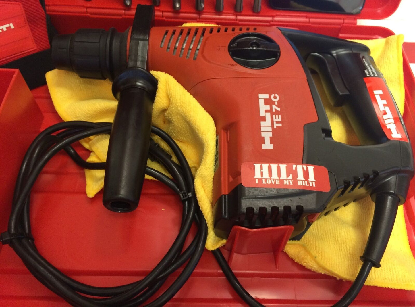 HILTI TE 7-C MINT CONDITION, FREE TABLET, BITS, A LOT OF EXTRA