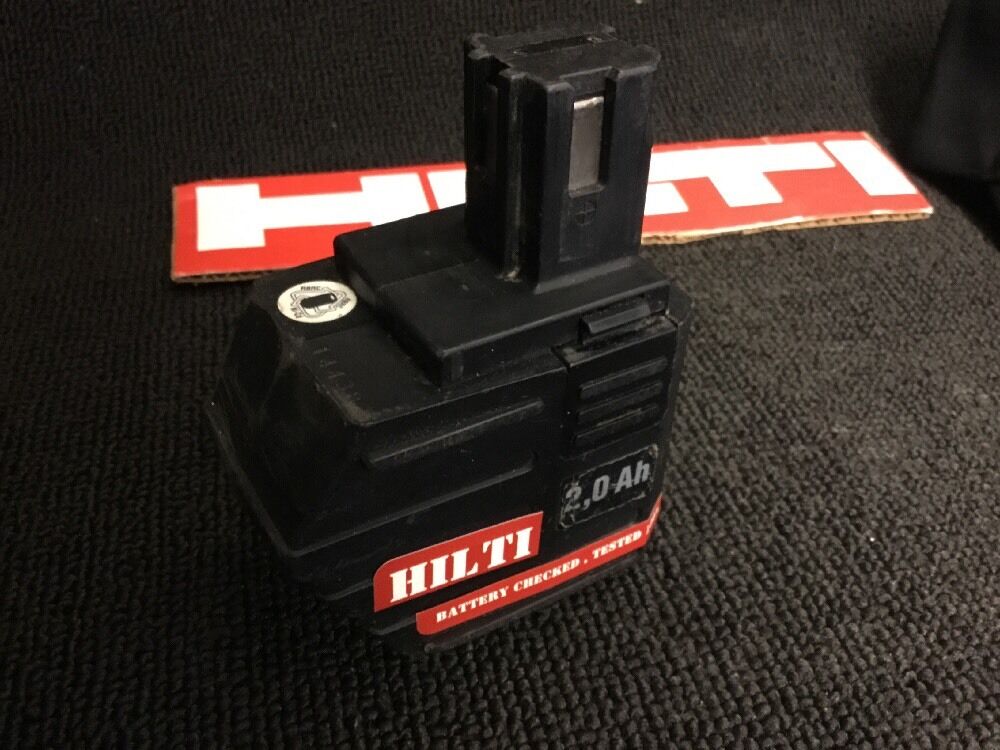 HILTI BATTERY SBP 12 2.0AH, PREOWNED, FREE AMERICAN HAT