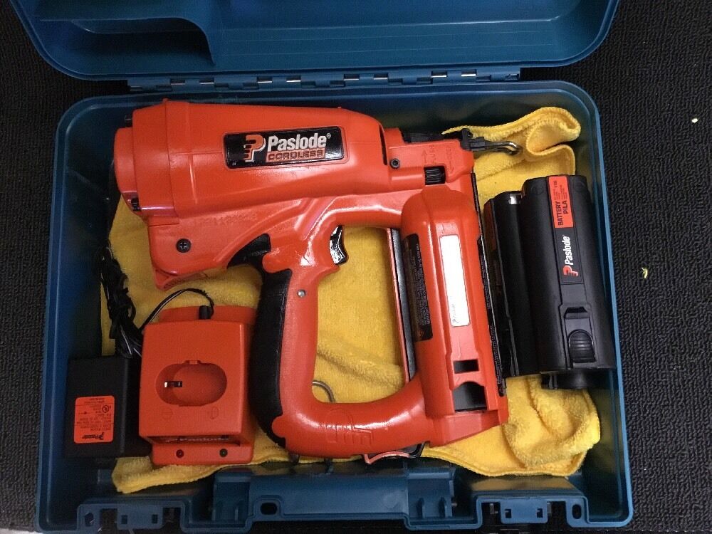 PASLODE CORDLESS 18G PREOWNED, FREE THERMO AND EXTRAS, FAST SHIP