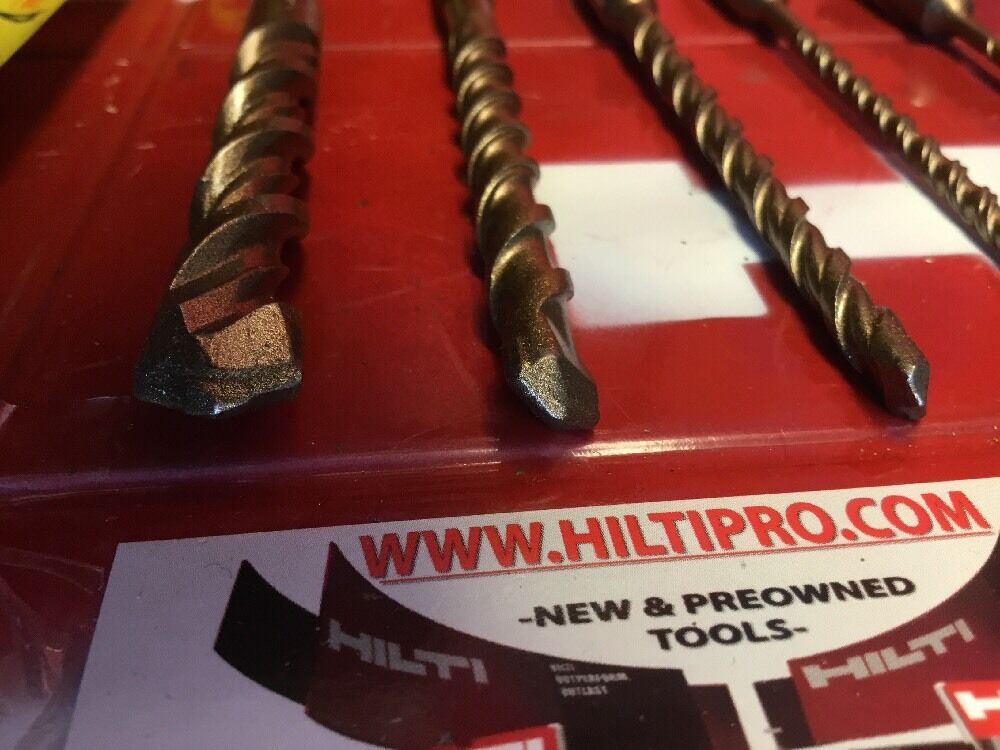 HILTI DRILL BIT 1/2", 1/4", 3/8" SDS PLUS, SET OF 5