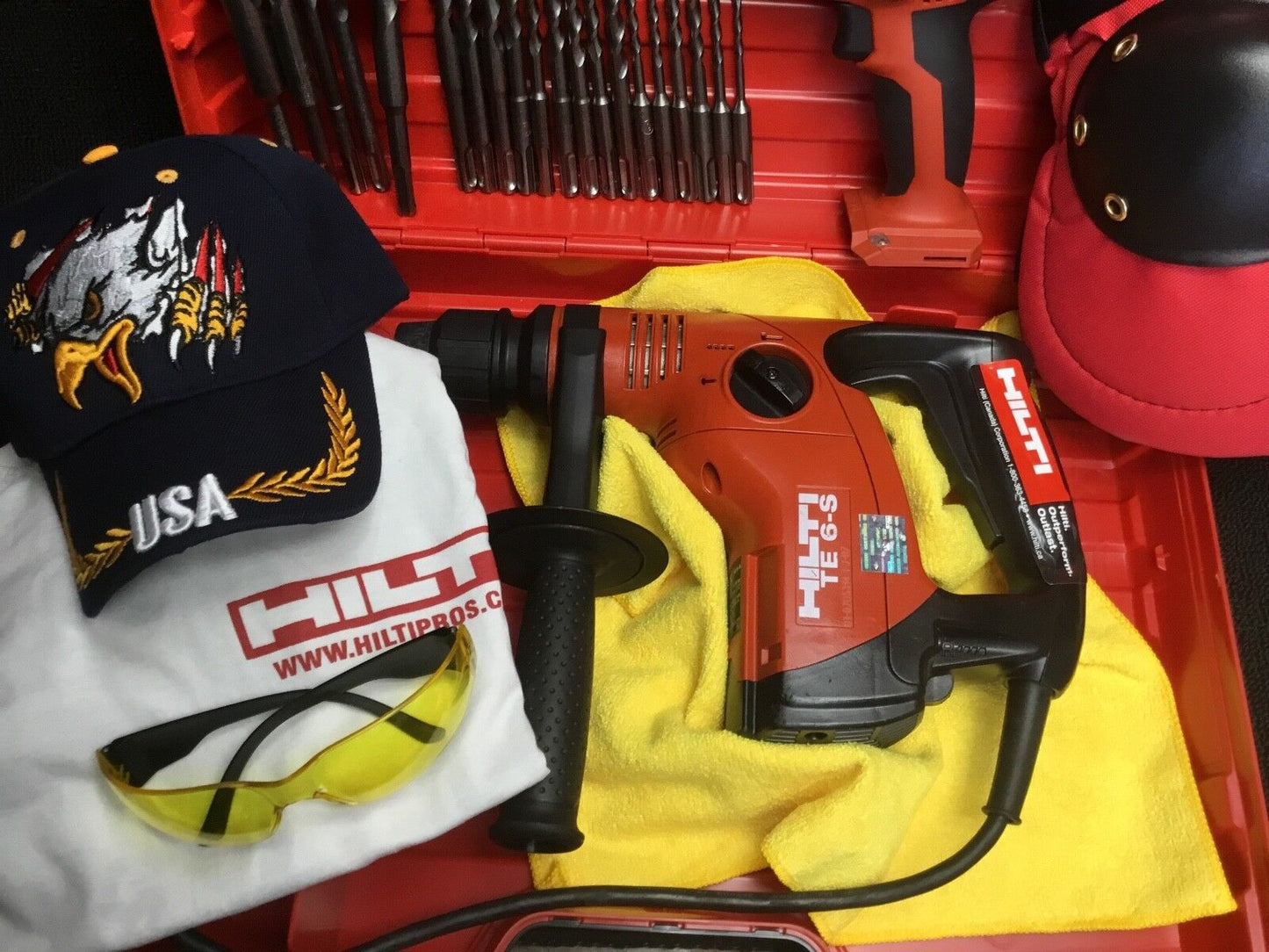 HILTI TE 6-S PREOWNED, FREE SID 2-A, EXTRAS, MADE IN GERMANY