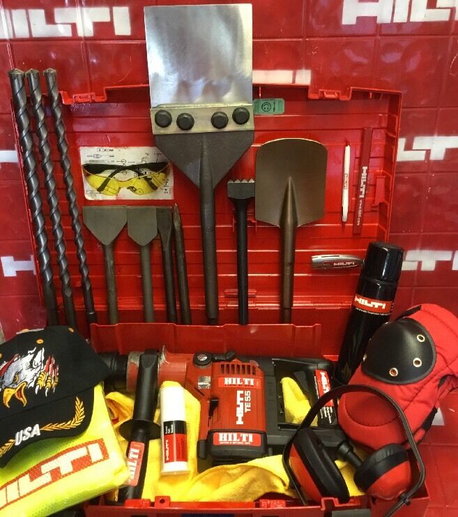 HILTI TE 55, L@@K, EXCELLENT CONDITION, FREE HILTI THERMO & EXTRAS, FAST SHIP