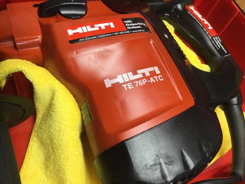 HILTI TE 76-ATC PREOWNED, FREE SET OF KNIFE, BITS, A LOT OF EXTRAS, FAST SHIP