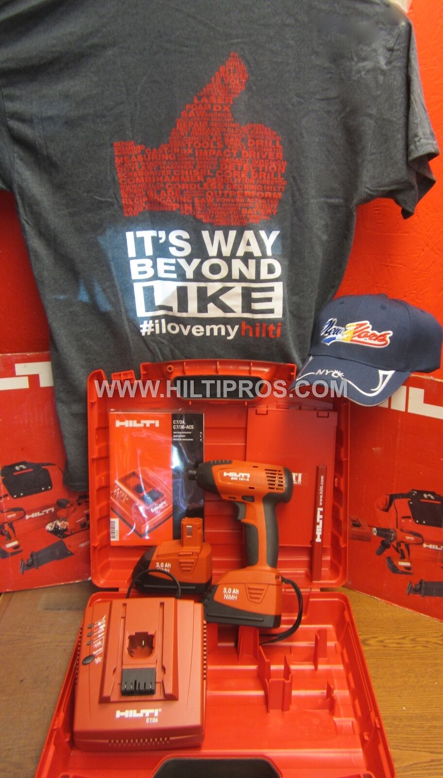 Hilti SID 121-A 12V 3,0 Ah NiMH CORDLESS DRILL, NEW, FREE T-SHIRT, HAT