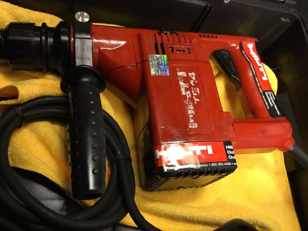 HILTI TE 14 PREOWNED, ORIGINAL, PREOWNED, FREE ANGLE GRINDER, BITS