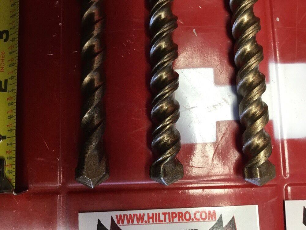 HILTI DRILL BIT 5/8" X 8" SDS PLUS, SET OF 3