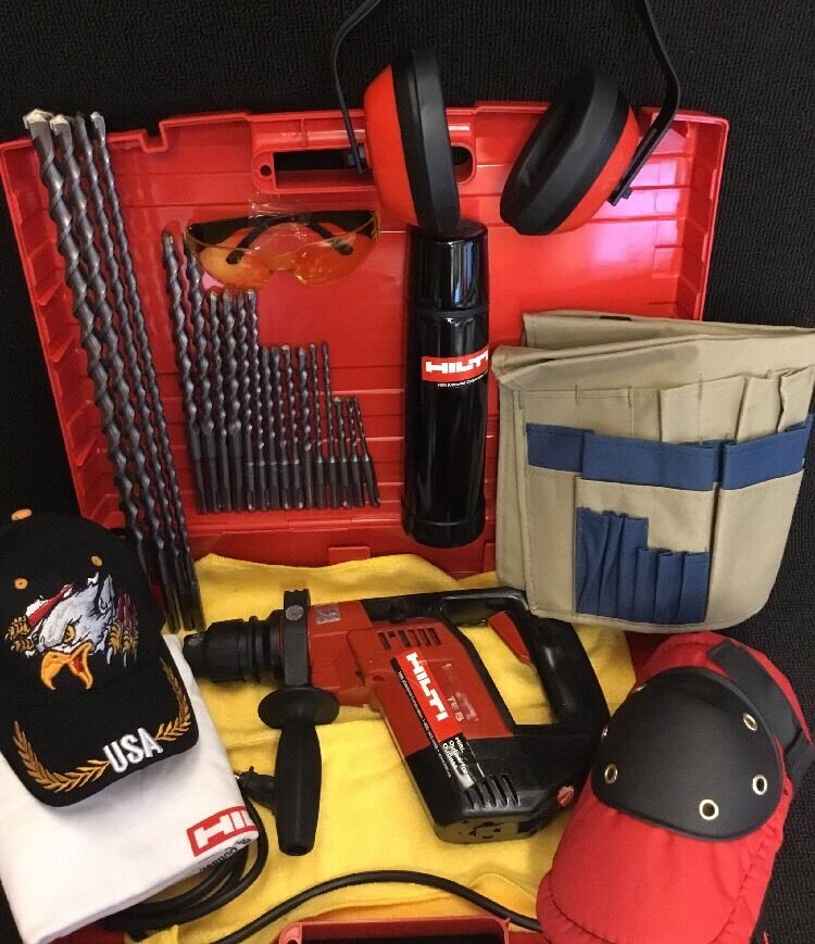 HILTI TE 5 PREOWNED, FREE THERMO, TOOL ORGANIZER, A LOT OF EXTRA