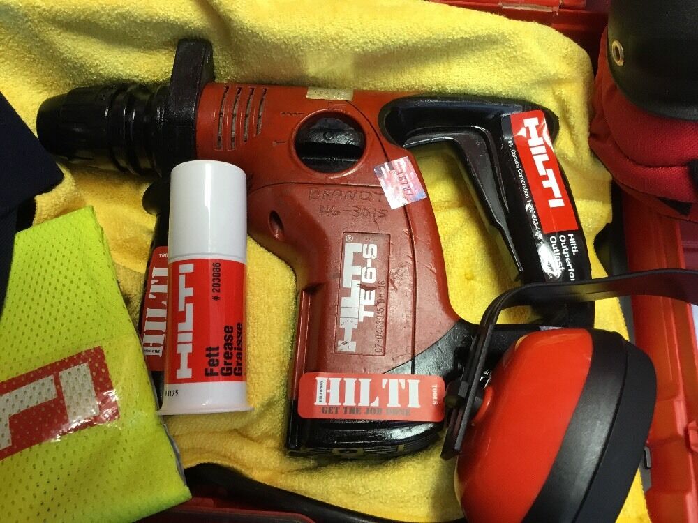 HILTI TE 6-S, ORIGINAL, PREWONED, FREE EXTRAS, GOOD CONDITION