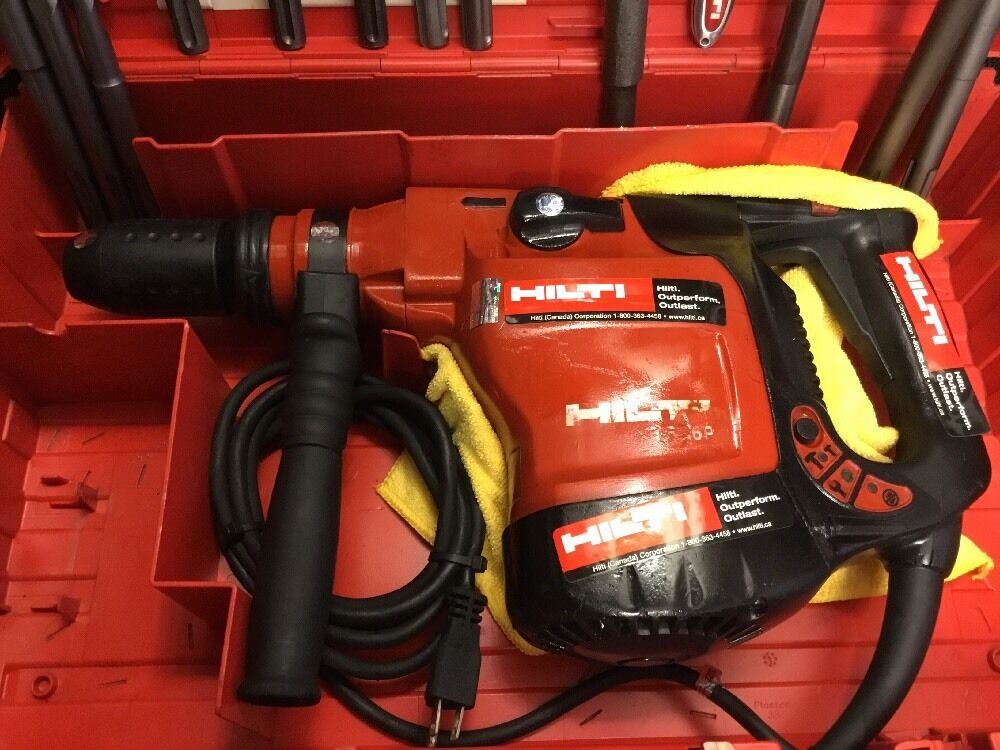 HILTI TE 76 P, PREOWNED, FREE TABLET, BITS, CHISEL, EXTRAS, FAST SHIP