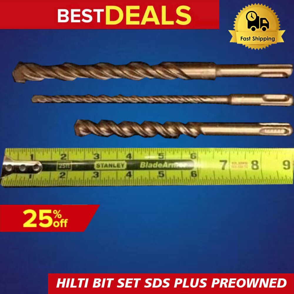 HILTI BIT SET SDS PLUS PREOWNED