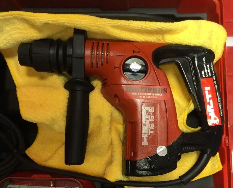 HILTI TE 6-S HAMMER DRILL, PREOWNED, FREE VACUUM, EXTRAS