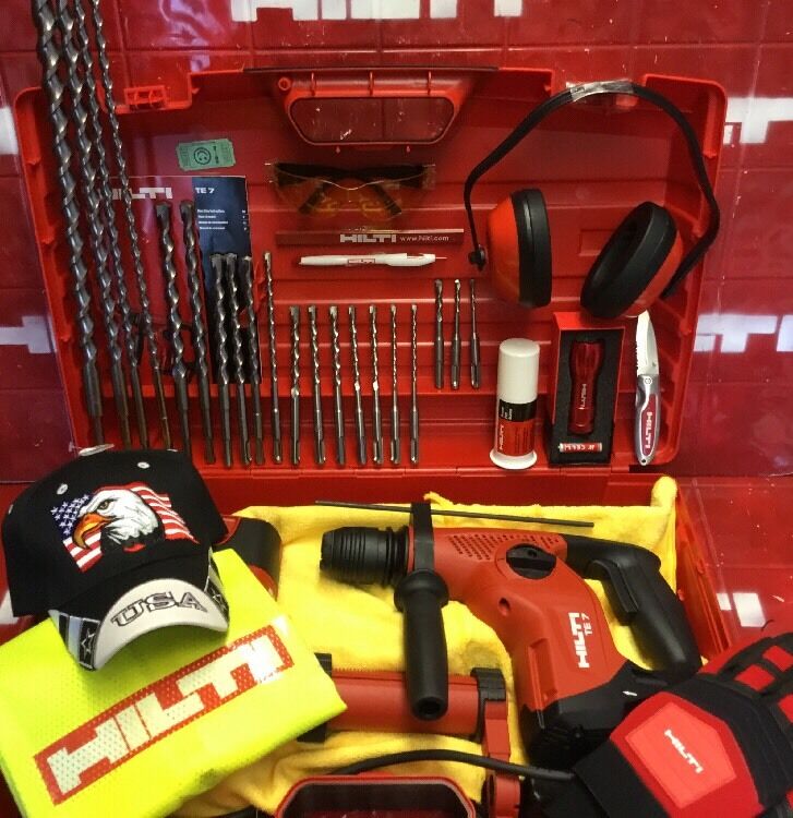 HILTI TE 7, BRAND NEW, WITH TE DRS-M, FREE EXTRAS, STRONG