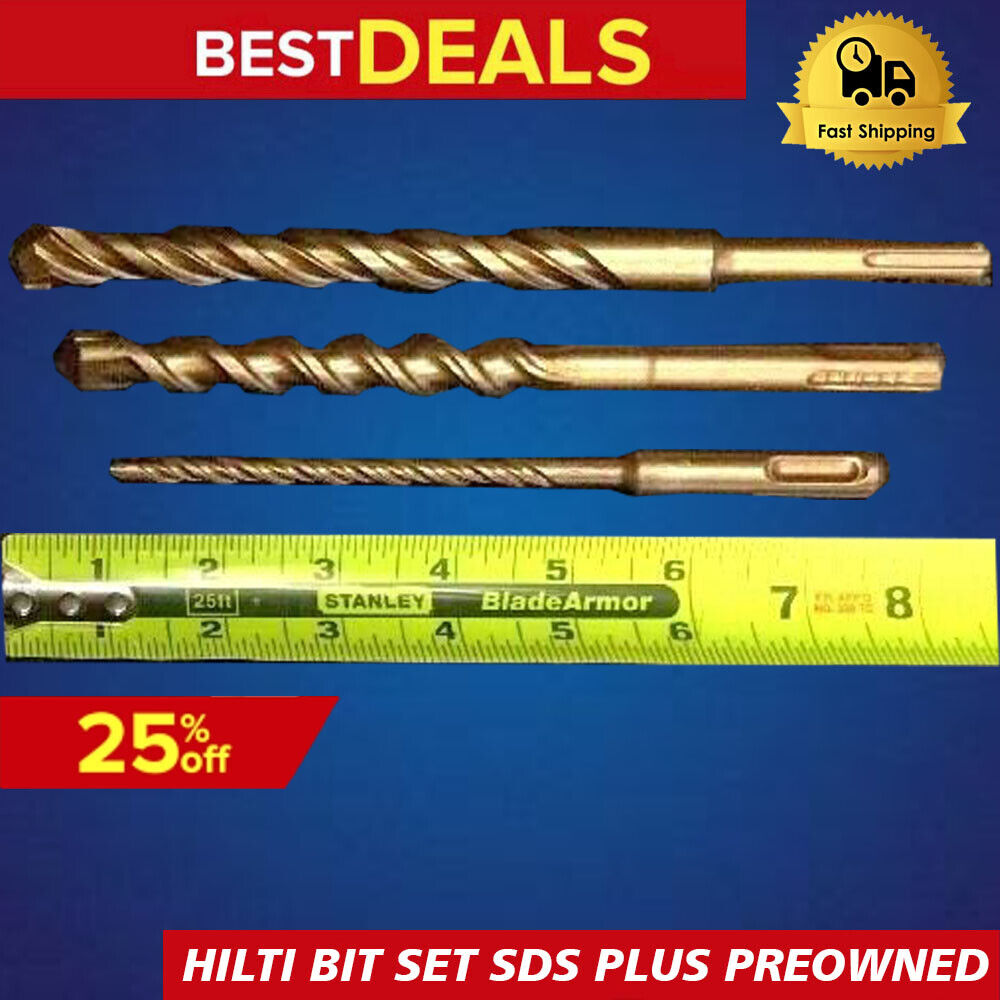 HILTI BIT SET SDS PLUS PREOWNED