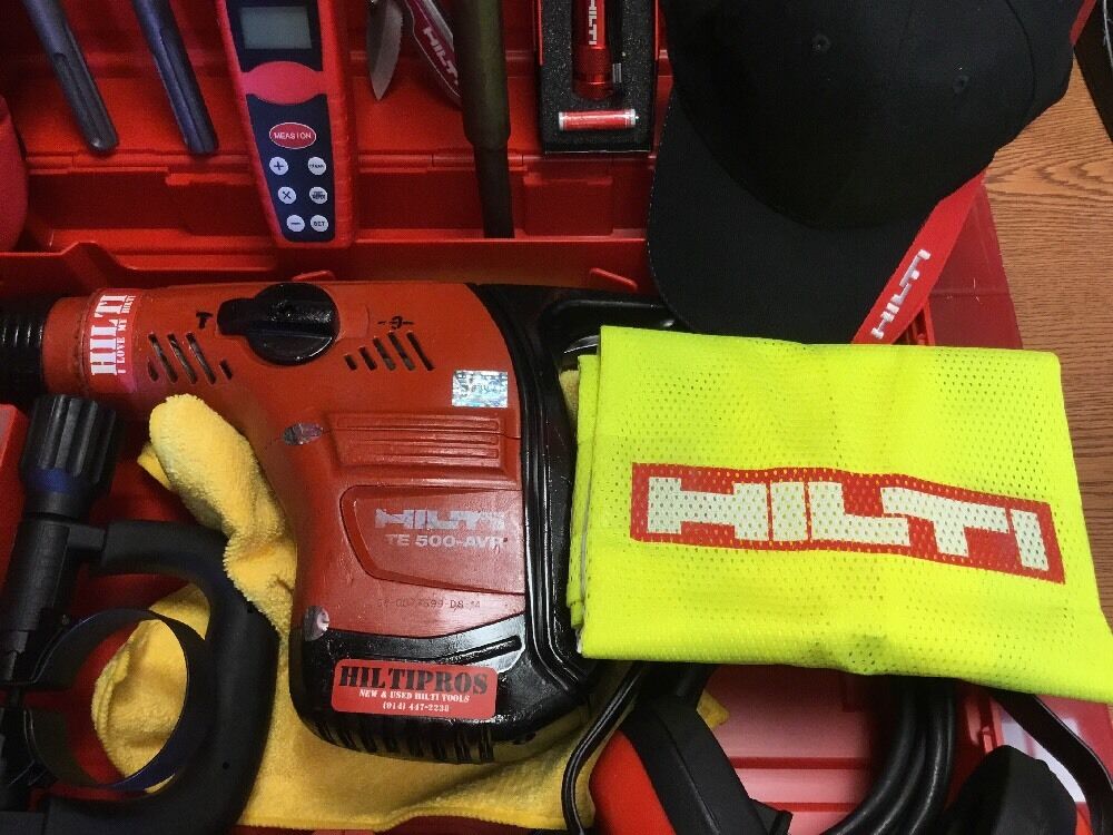 HILTI TE 500 AVR PREOWNED, NICE CONDITION, LOAD, FREE EXTRAS, DURABLE, FAST SHIP