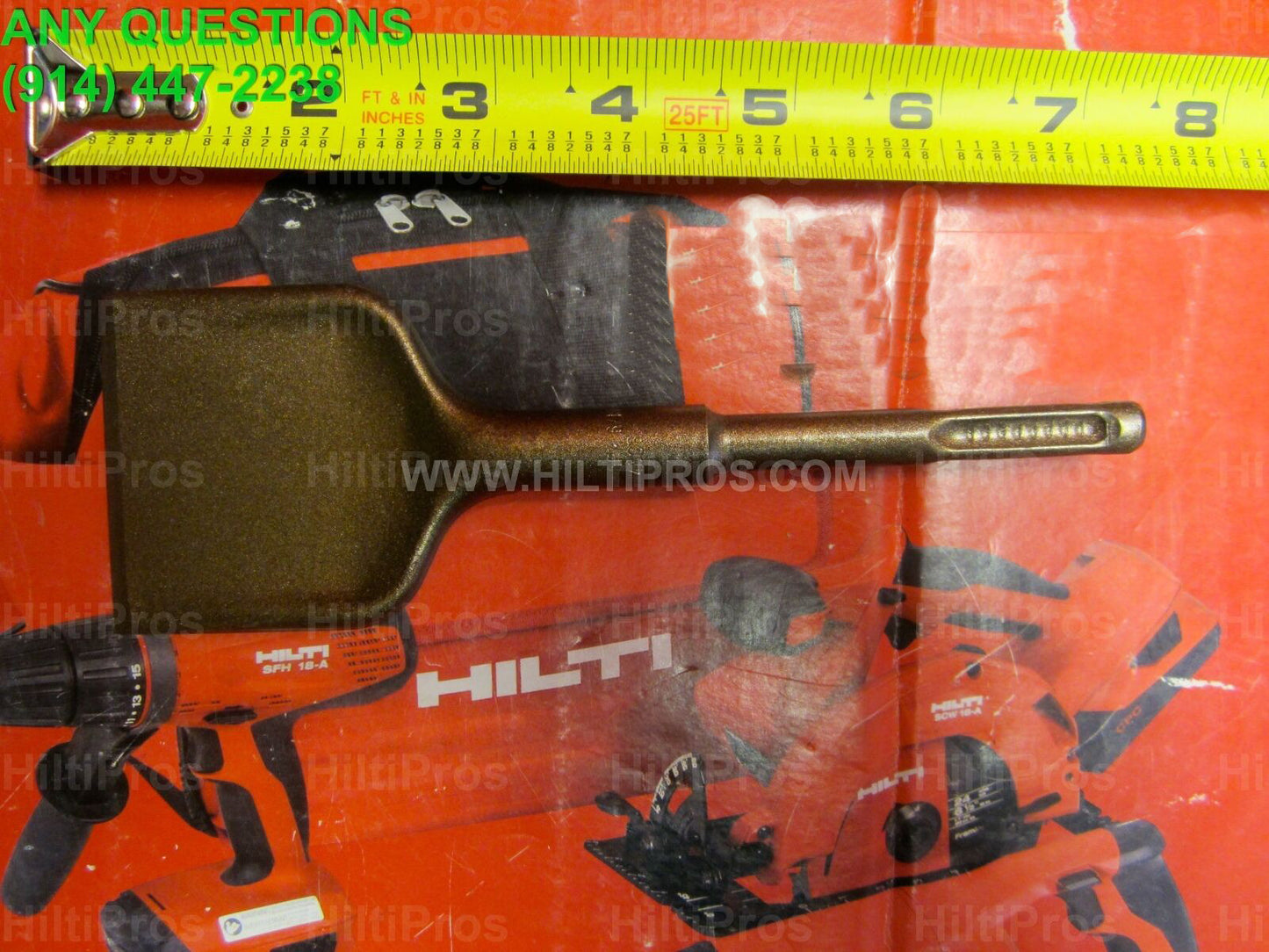 HILTI WIDE FLAT CHISEL/SCRAPER TE-CP-SPM 6/18, FREE PENCIL & HAT, FAST SHIP