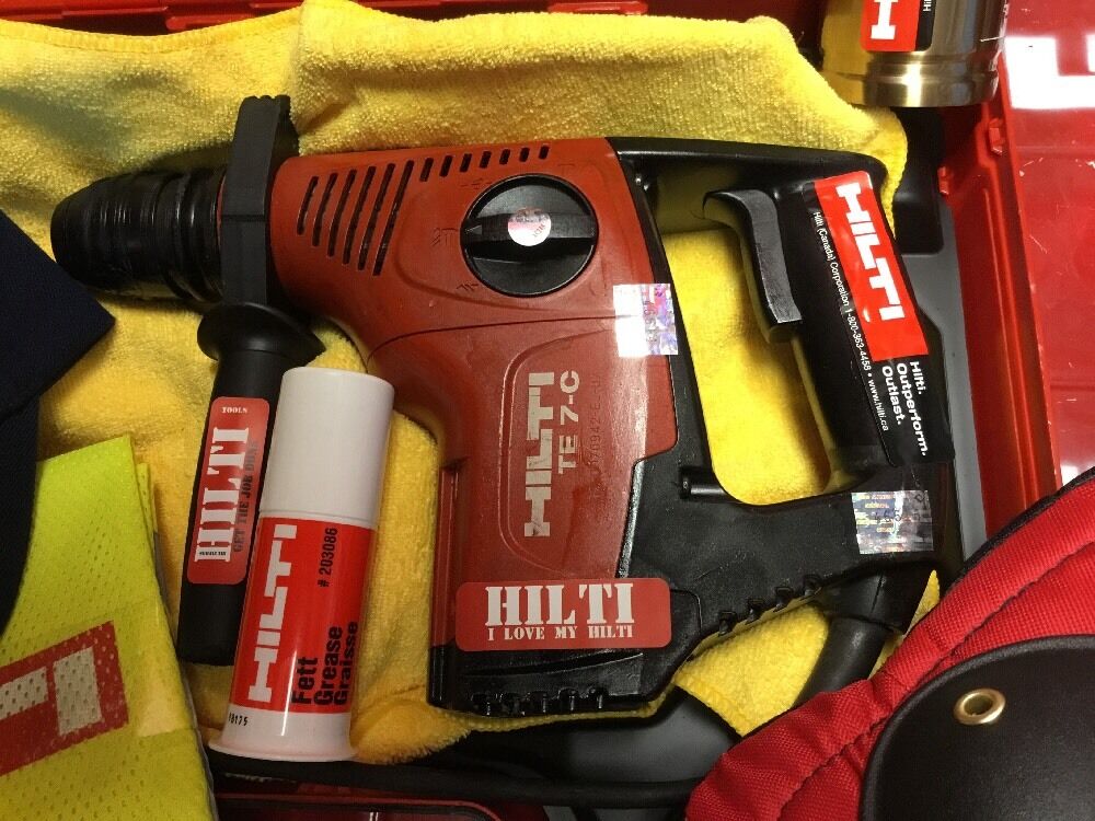 HILTI TE 7-C HAMMER DRILL,PREOWNED, FREE HILTI THERMO