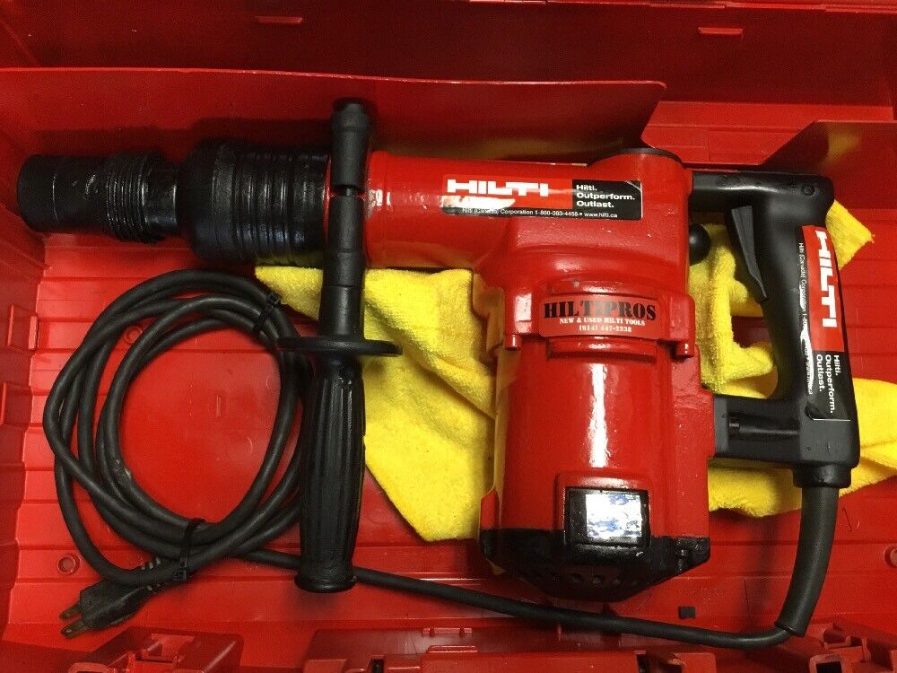 HILTI TE 60 HAMMER DRILL, PREOWNED, GERMANY MADE, FREE TABLET, EXTRAS