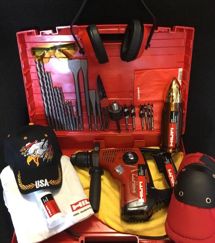 HILTI TE 7-C, PREOWNED, FREE THERMO, BITS, A LOT OF EXTRA