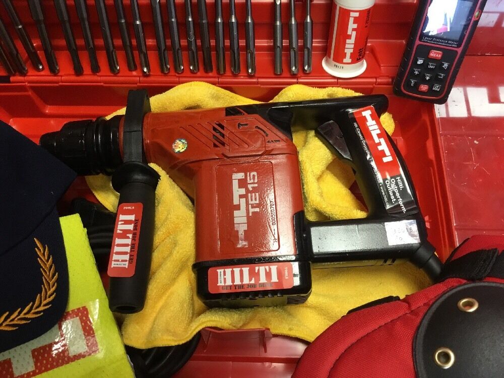 HILTI TE 15 HAMMER DRILL,PREOWNED, FREE HILTI THERMO