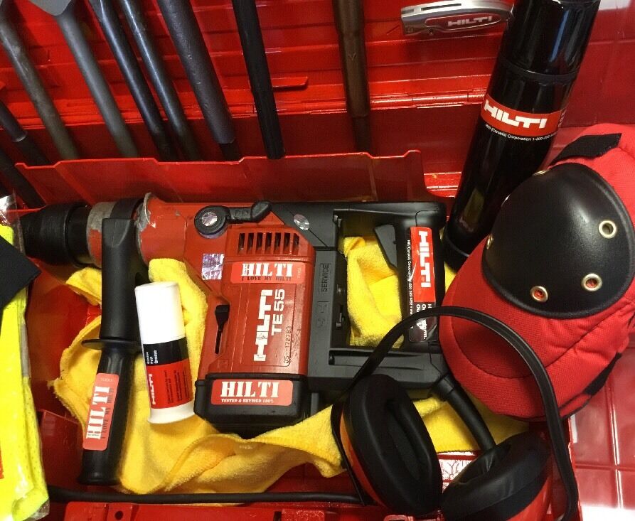 HILTI TE 55, L@@K, EXCELLENT CONDITION, FREE HILTI THERMO & EXTRAS, FAST SHIP