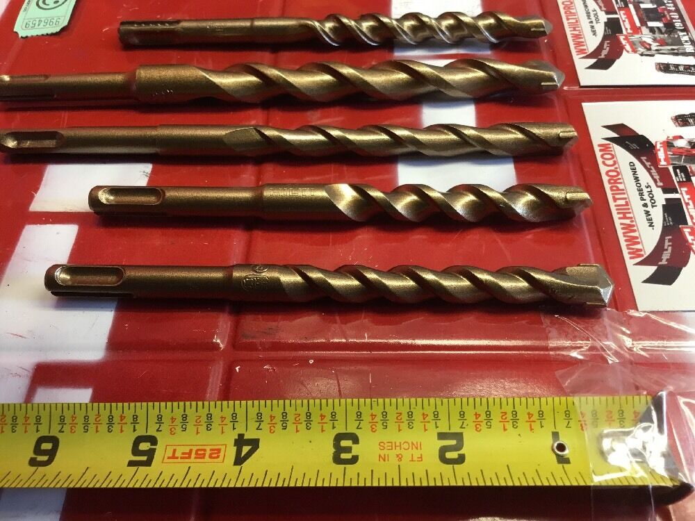 HILTI DRILL BIT 1/2", 5/8" SDS PLUS, SET OF 5